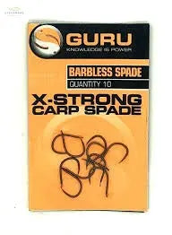 Guru X-Strong Carp Spade Barbless Size 20 TACKLE GURU