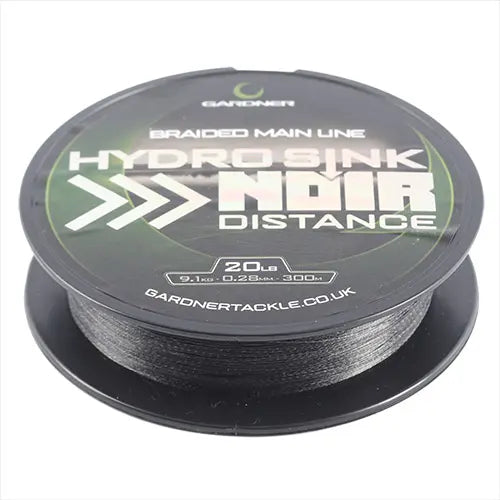 GARDNER TACKLE - HYDRO-SINK NOIR DISTANCE 20lb (11.3kg) 300m