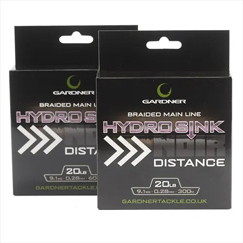 GARDNER TACKLE- HYDRO-SINK NOIR 25lb (11.3kg) 300m 0.35mm