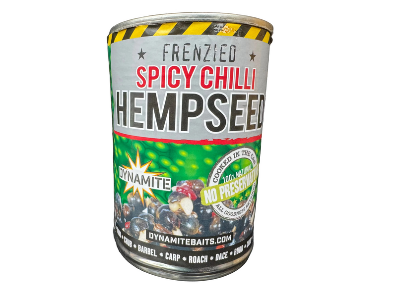 Load image into Gallery viewer, Dynamite Baits -FRENZIED CHILLI HEMPSEED CAN 350G
