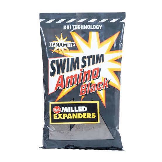 Load image into Gallery viewer, Dynamite Baits -SWIM STIM- MILLED EXPANDERS AMINO BLACK
