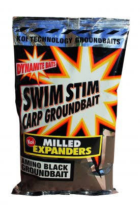 Load image into Gallery viewer, Dynamite Baits -SWIM STIM- MILLED EXPANDERS AMINO BLACK
