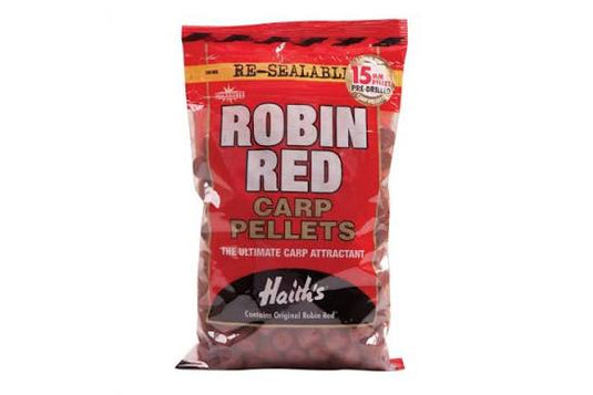 Dynamite Baits -ROBIN RED PELLETS -  PRE DRILLED 8mm-12mm-15mm- 20mm