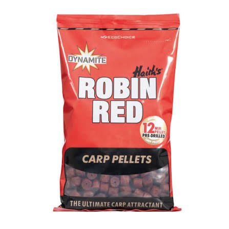 Load image into Gallery viewer, Dynamite Baits -ROBIN RED PELLETS -  PRE DRILLED 8mm-12mm-15mm- 20mm
