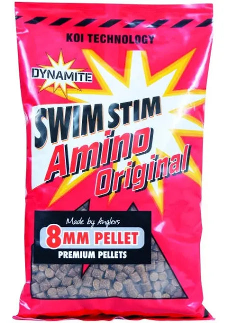 Load image into Gallery viewer, Dynamite Swim Stim Amino Original Pellets 8mm
