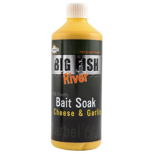 DYNAMITE BIG FISH RIVER BAIT SOAK CHEESE & GARLIC