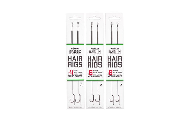 Load image into Gallery viewer, Korda - Basix Hair Rigs Wide Gape
