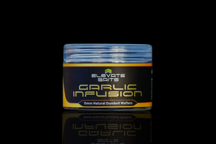 Elevate Baits Garlic Infusion 15mm Dumbell Wafters