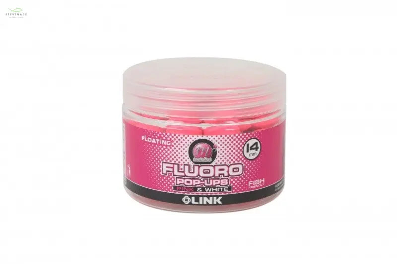 Mainline Baits - Fluro Pop Up Bright Pink & White Cell 14mm MAINLINE