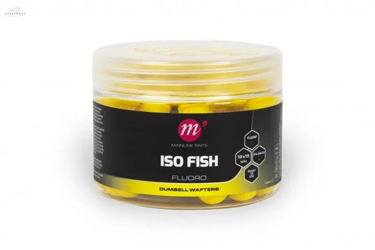 Mainline Carp - ISO Fish Fluoro Dumbell Wafters 12 x 15 MAINLINE