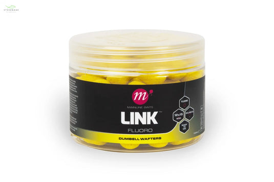 Mainline Carp - Link Fluoro Dumbell Wafters - 12 x 15mm MAINLINE