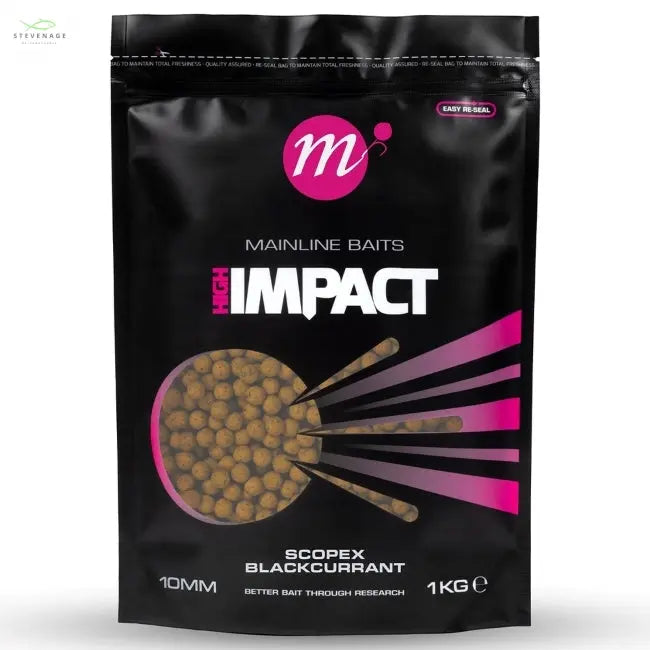 Mainline - Hi Impact Shelf Life Scopex Blackcurrant - 10mm - 1kg MAINLINE