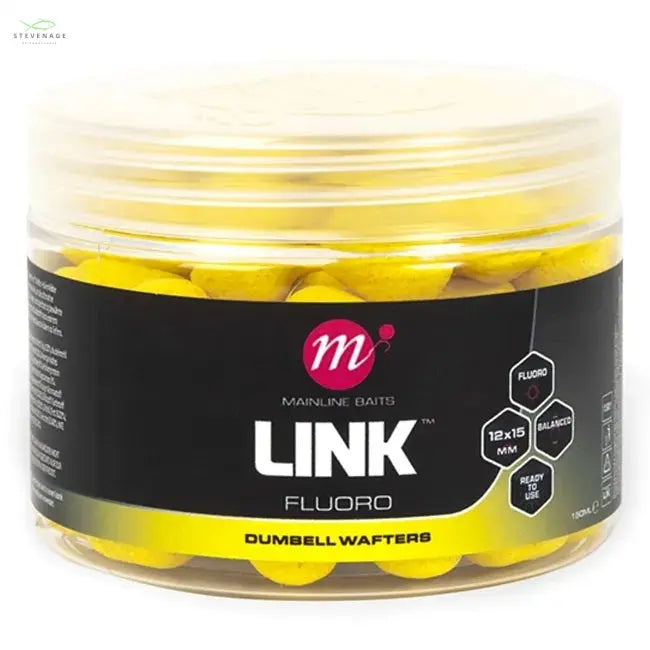 Mainline - Link Dumbell Wafters - 12 x 15mm MAINLINE