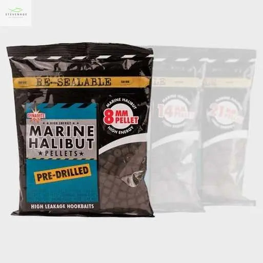 Marine Halibut Pellets, Pre-Drilled 8mm (350g bag) DYNAMITE BAITS