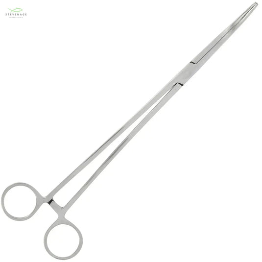 NGT 10" Forceps - Stainless Steel Curved NGT