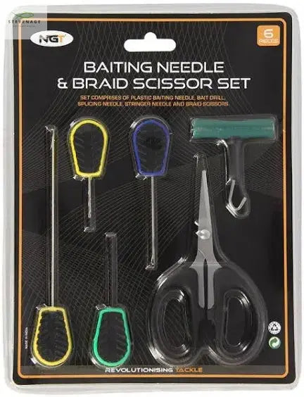 NGT Baiting Needle And Braid Scissor Set NGT