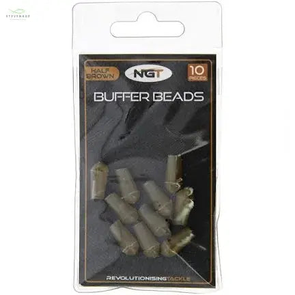 NGT Buffer Beads - Half Brown, 10pc per Pack NGT