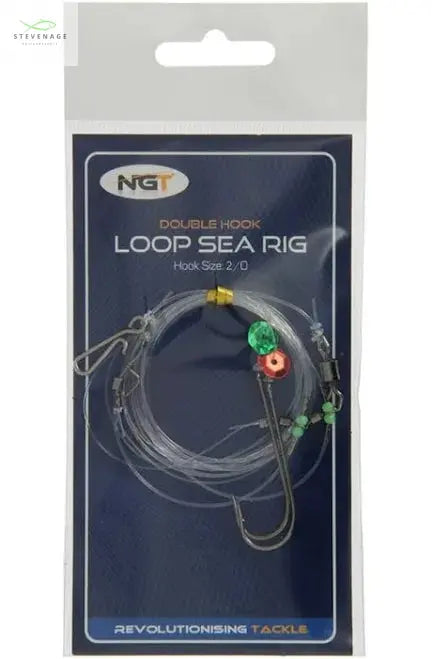 NGT Double Hook Loop Sea Rig Hook Size 2/0 NGT