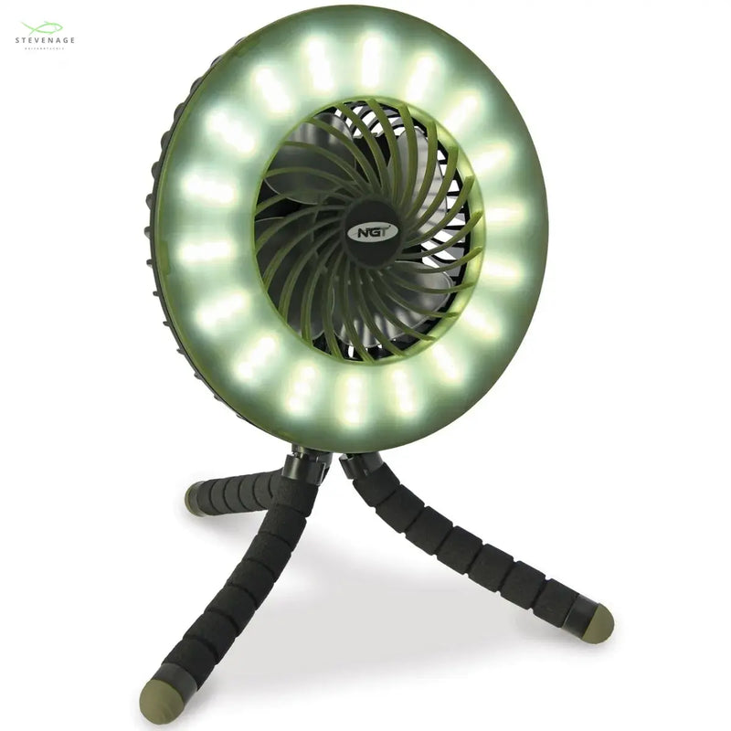 Load image into Gallery viewer, NGT Dynamic Fan - USB Rechargable 3600mAh Fan with Light and Powerbank NGT
