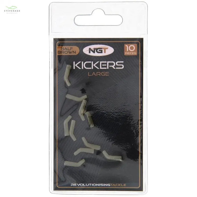 NGT Kickers - Anglers Fishing Rig Kicker Large Half Brown NGT