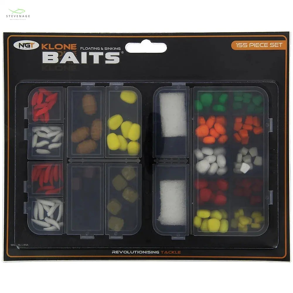 NGT Klone Baits - 155pc Artificial Bait Set NGT