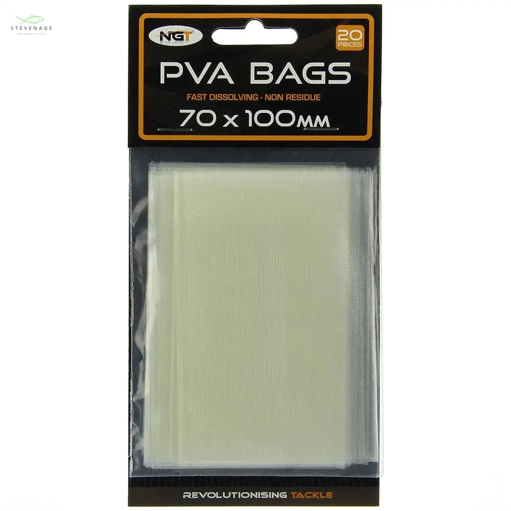 NGT PVA bags - 70x100mm Bags 20 per Pack NGT