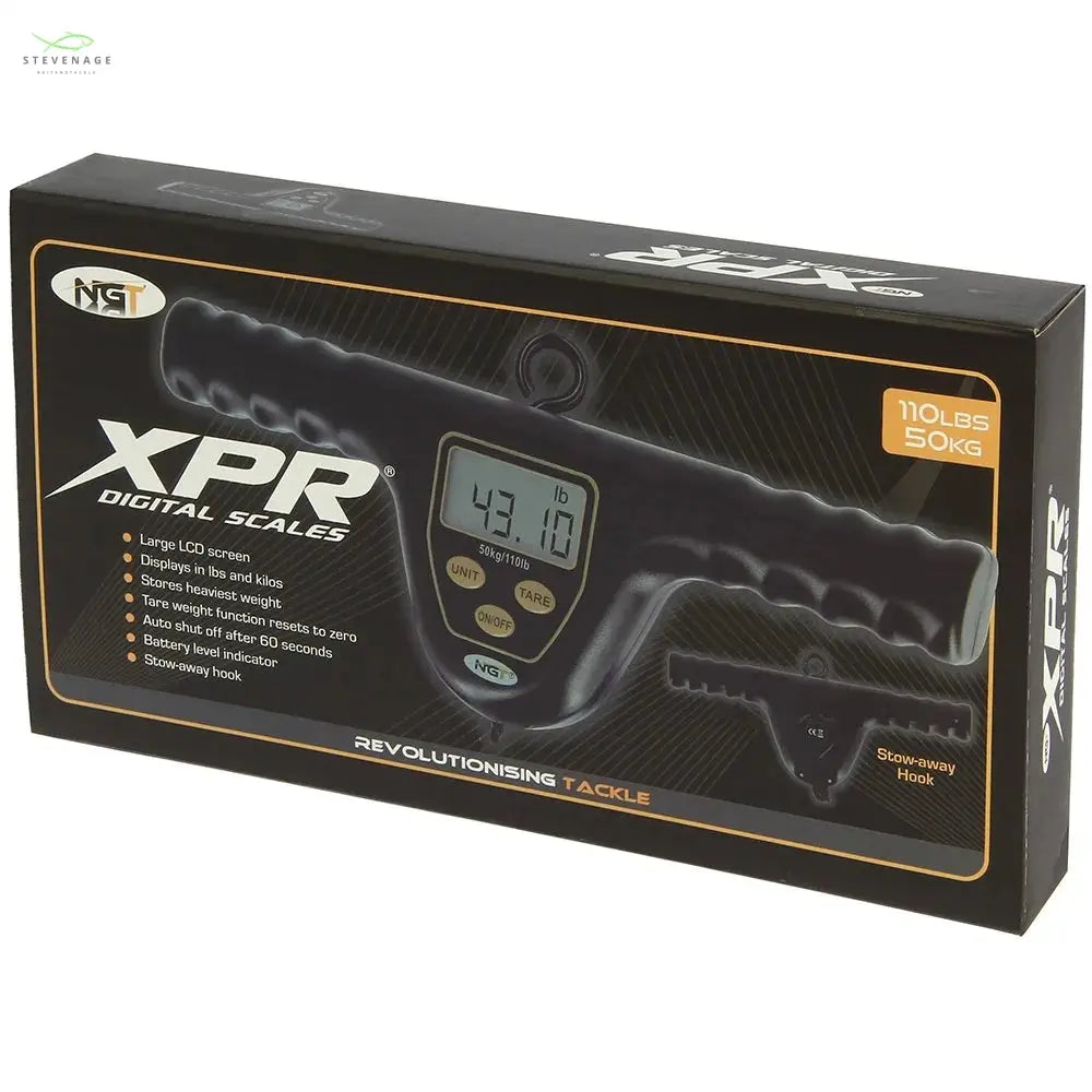 NGT XPR Scales - Digital 110lb / 50kg Scales with Tape Measure NGT