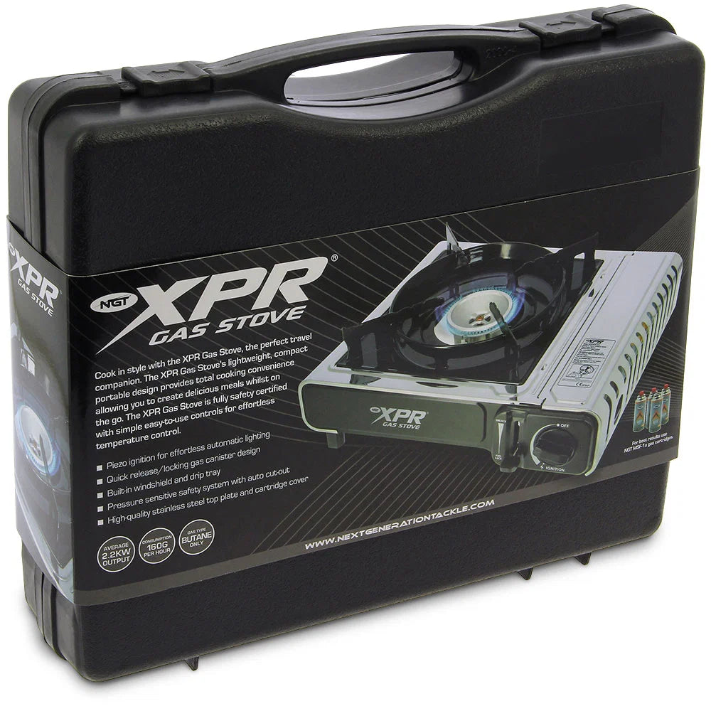 NGT XPR Stove – Stainless Steel Camping & Fishing Stove with Case