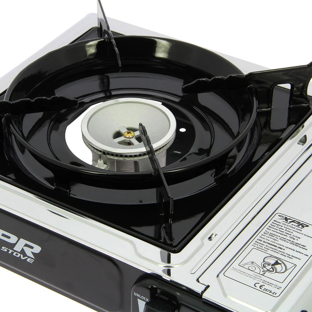NGT XPR Stove – Stainless Steel Camping & Fishing Stove with Case