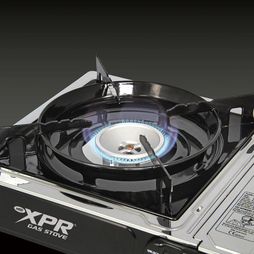 NGT XPR Stove – Stainless Steel Camping & Fishing Stove with Case