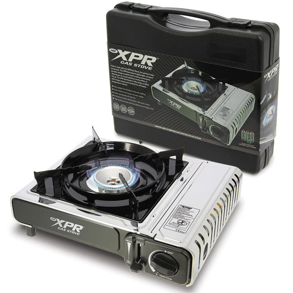 NGT XPR Stove – Stainless Steel Camping & Fishing Stove with Case