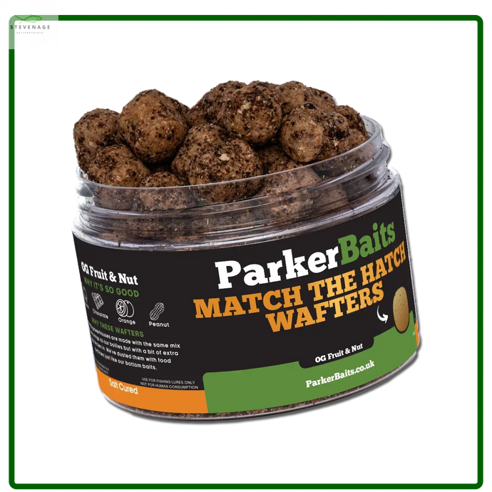 Parker Baits -MATCH THE HATCH WAFTERS – OG FRUIT & NUT – 14MM Parker Baits