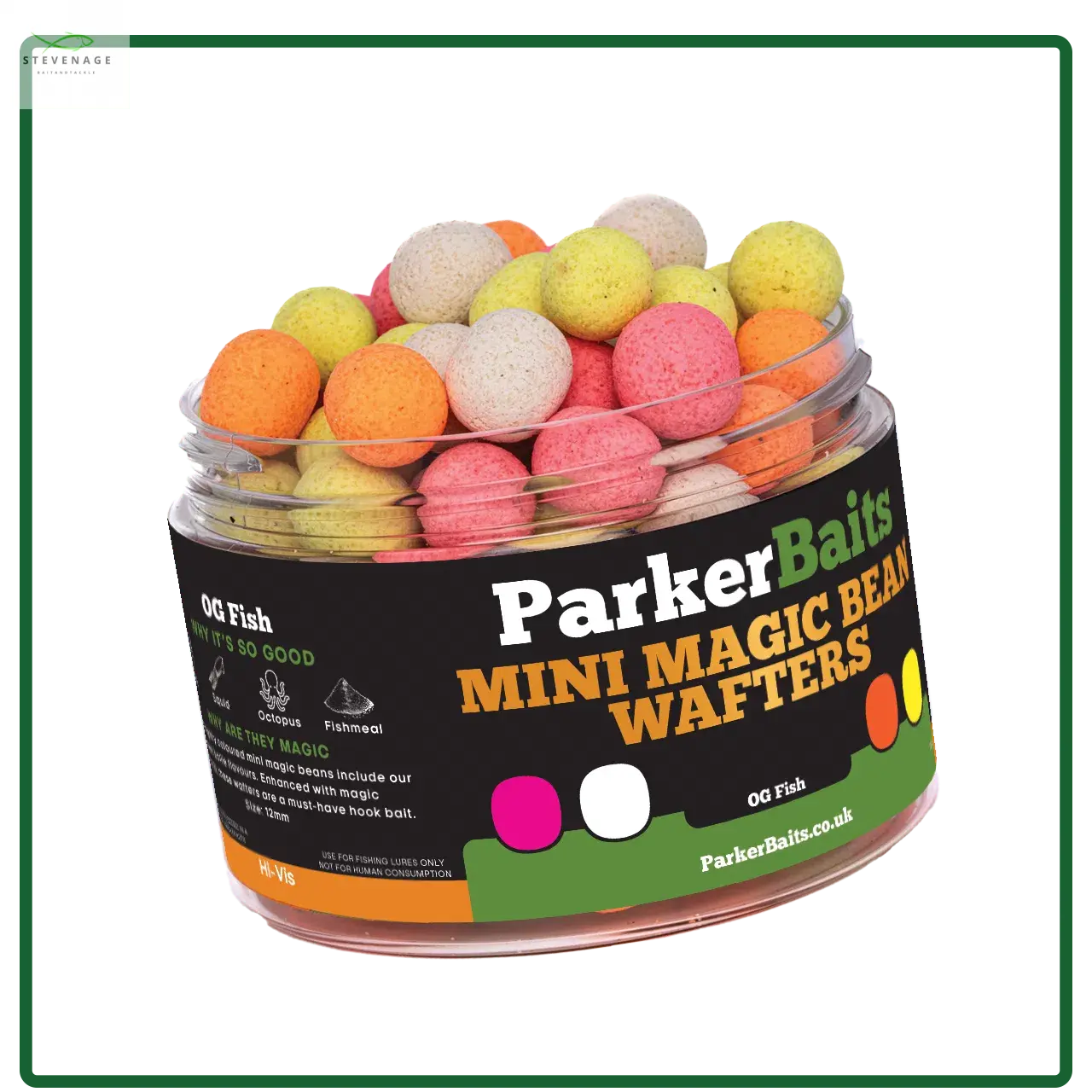 Parker Baits -MINI MAGIC BEAN WAFTERS – OG FISH – 12MM Parker Baits