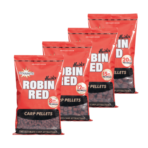Dynamite Baits -ROBIN RED PELLETS -  PRE DRILLED 8mm-12mm-15mm- 20mm