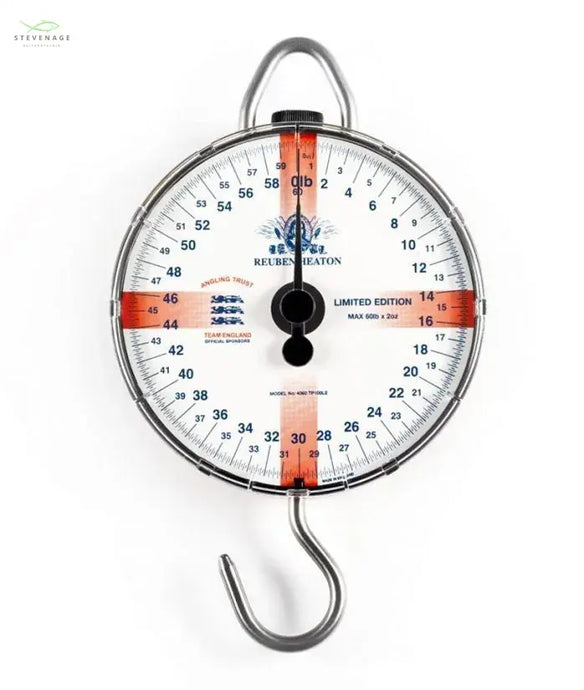 Reuben Heaton Limited Edition Standard England Fishing Scales - 60lb/120lb Reuben Heaton