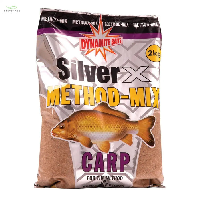 SILVER X CARP - METHOD MIX 5 X 2KG DYNAMITE BAITS