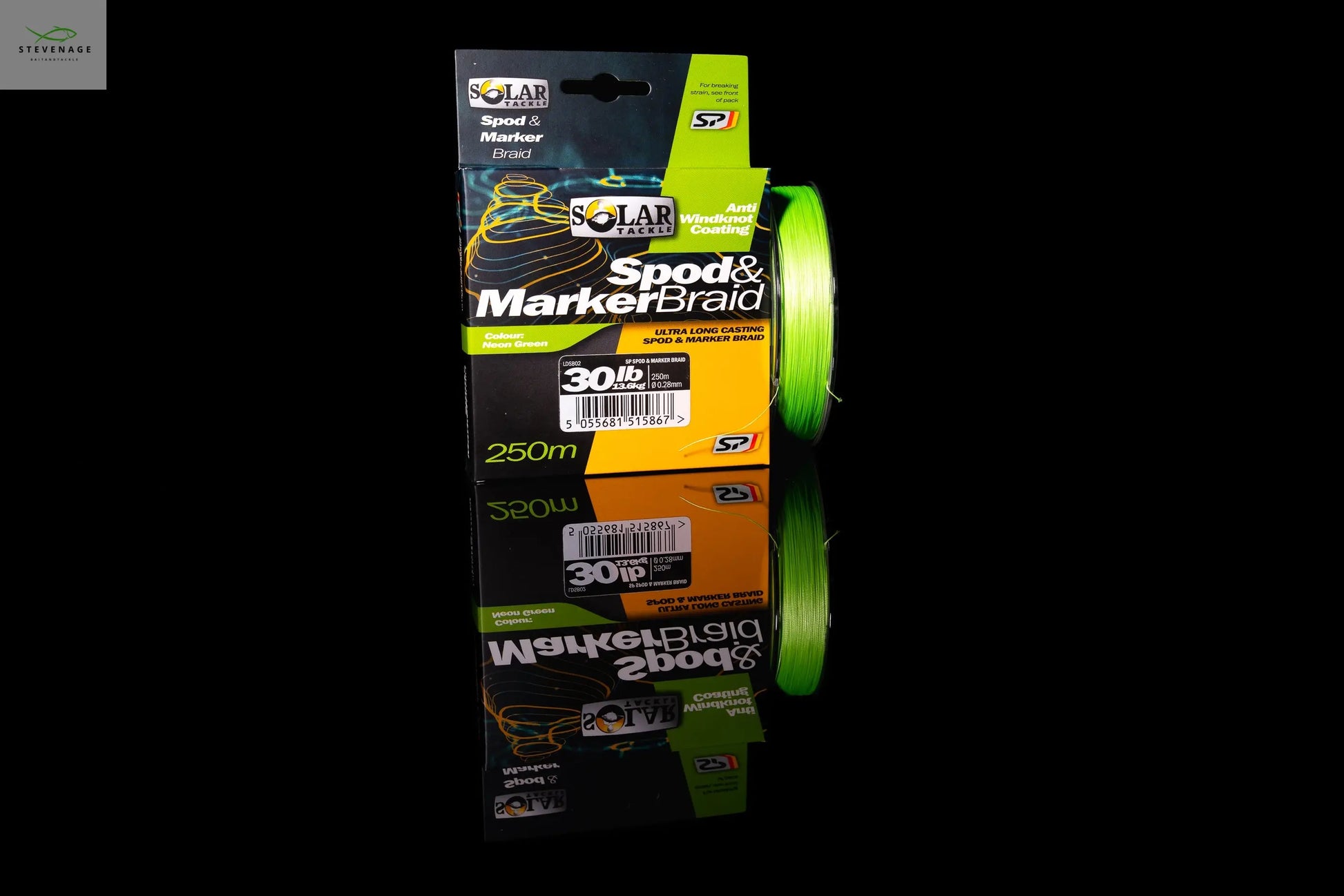 SOLAR TACKLE SP SPOD & MARKER BRAID 30lb, 250m SPOOL (0.28mm diameter) SOLAR TACKLE