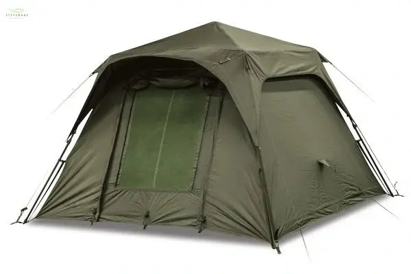 Load image into Gallery viewer, SP QUICK-UP SHELTER GREEN MKII WITH HEAVY-DUTY GROUNDSHEET SOLAR TACKLE
