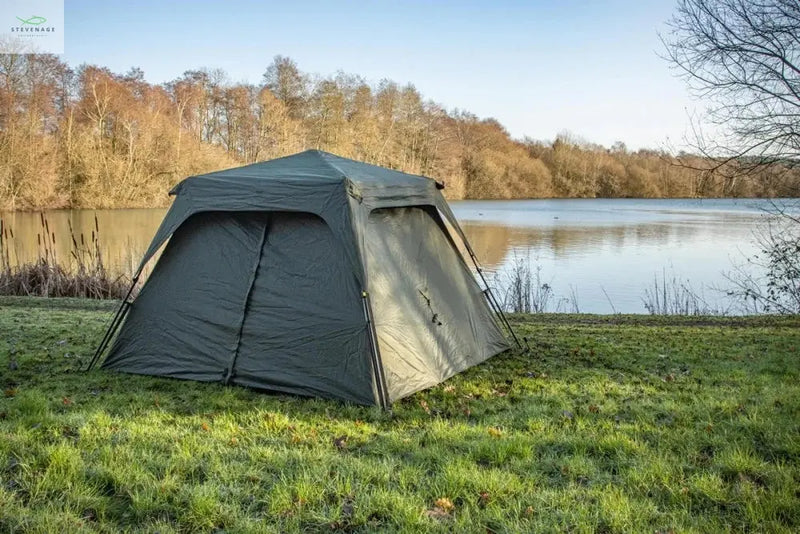 Load image into Gallery viewer, SP QUICK-UP SHELTER GREEN MKII WITH HEAVY-DUTY GROUNDSHEET SOLAR TACKLE
