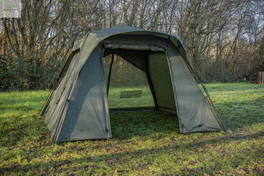 SP QUICK-UP SHELTER GREEN MKII WITH HEAVY-DUTY GROUNDSHEET SOLAR TACKLE