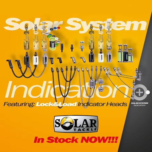 SOLAR TACKLE LOCK & LOAD  INDICATOR HEAD - STAINLESS WITH HANGA BALL LINE CLIP