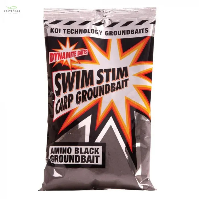 Load image into Gallery viewer, SWIM STIM - AMINO BLACK GROUNDBAIT DYNAMITE BAITS

