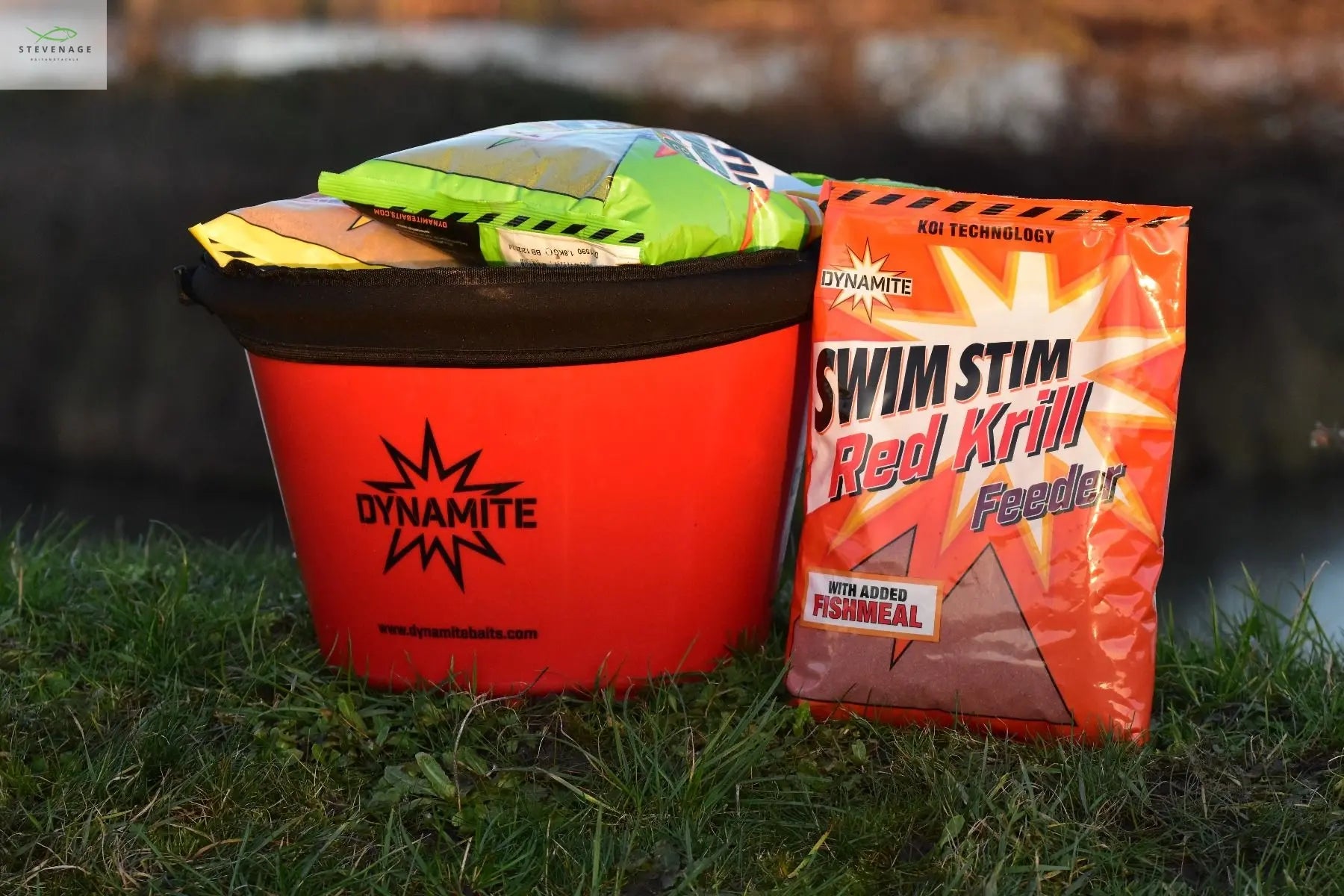 SWIM STIM FEEDER MIX RED KRILL 1.8KG DYNAMITE BAITS