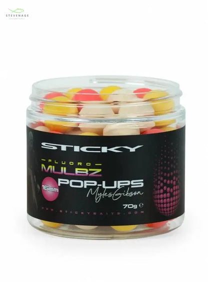 Sticky Baits -MULBZ FLUORO POP-UPS STICKY BAITS