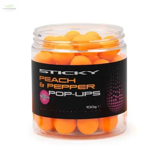 Sticky Baits - Peach & Pepper Pop Ups STICKY BAITS