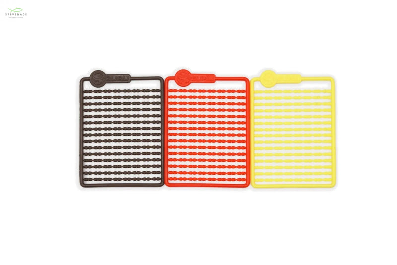 Load image into Gallery viewer, Tackle Guru - Micro Hair Stops - Red Brown Yellow Tackle Guru
