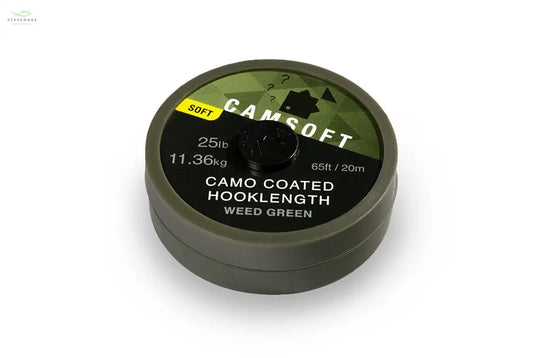 Thinking Anglers 18LB CAMSOFT HOOKLENGTH CAMO WEED GREEN THINKING ANGLERS