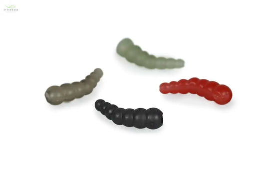 Thinking Anglers GRUB KICKER LARGE BLOODWORM RED (10) THINKING ANGLERS