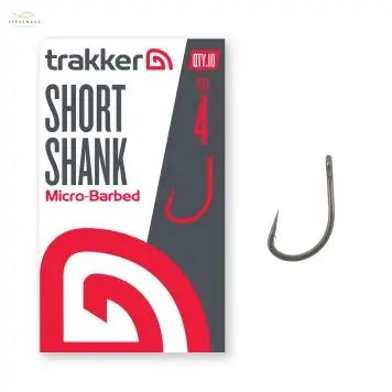 Trakker Short Shank Hooks Size 4 (Barbless) Trakker