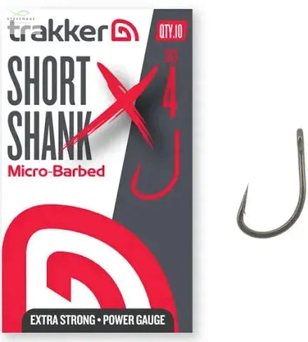 Trakker Short Shank XS Size 4 Micro Barbed Trakker